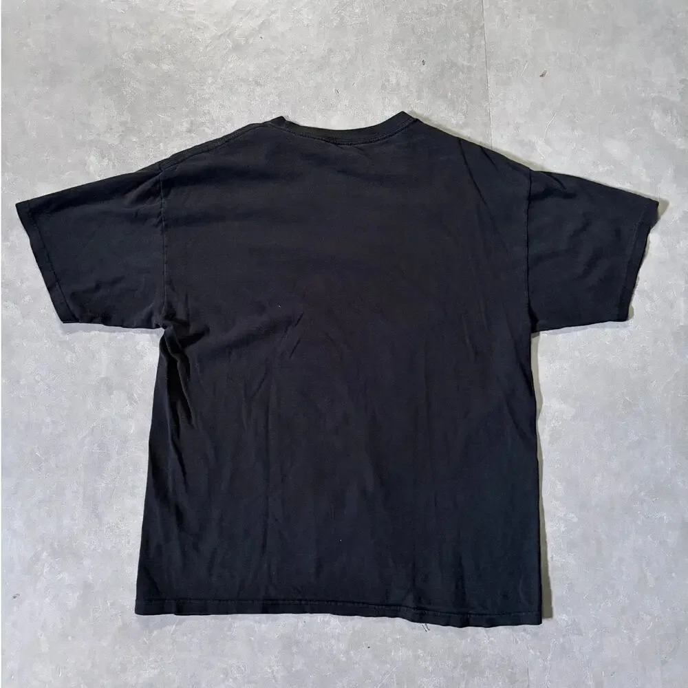 2000s Vintage Rush Black Band T Shirt -L